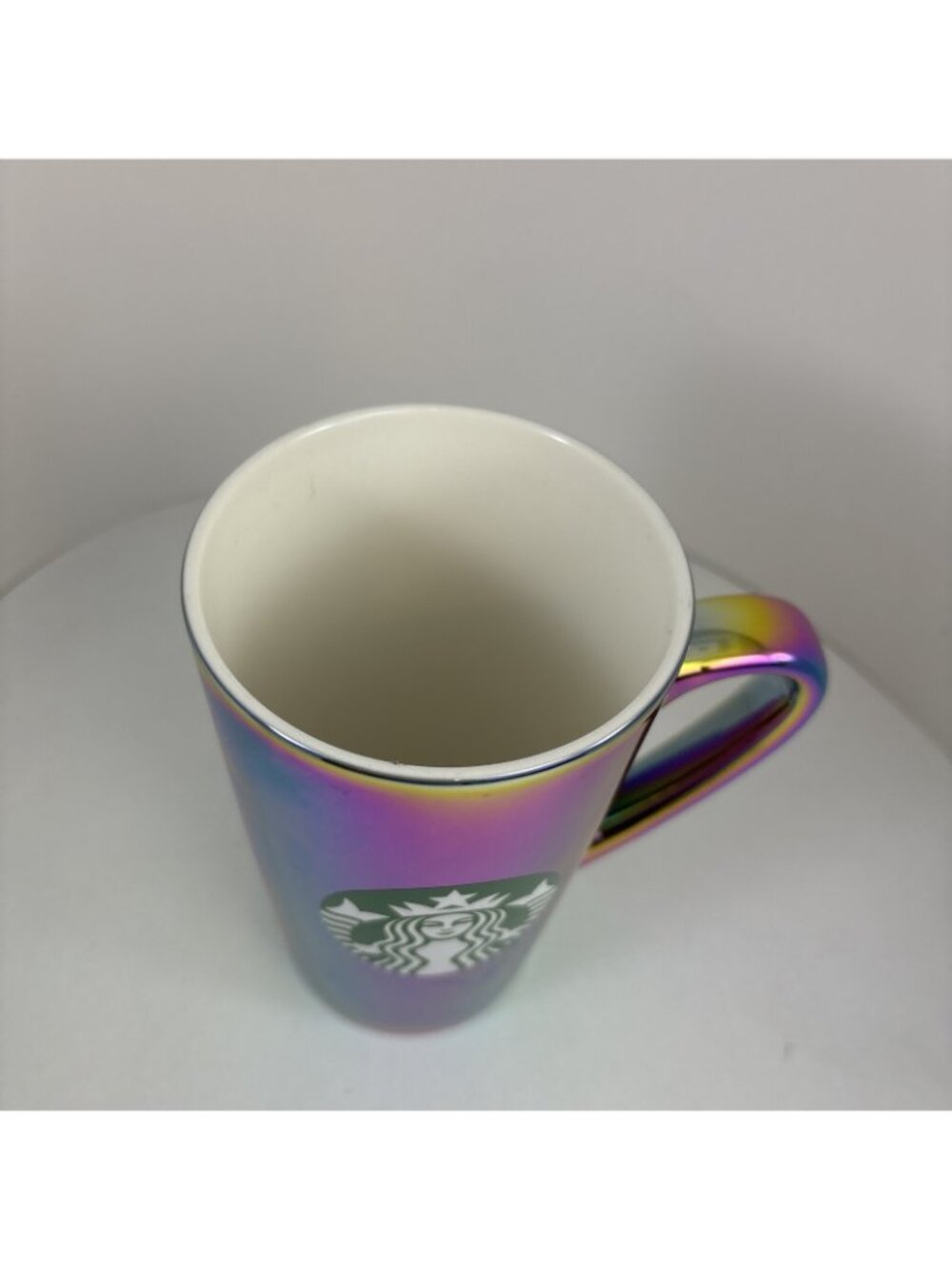 2022 Starbucks Siren Iridescent Holiday Coffee Mug - 16 Oz..  6" Tall - Picture 2 of 4